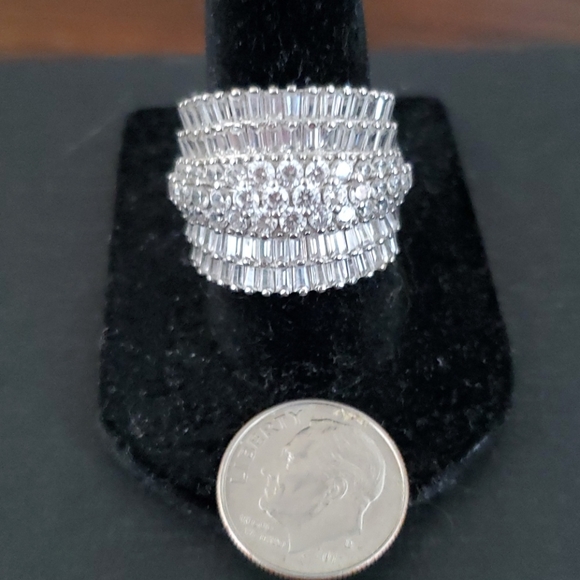Jewelry - BELA LUCE 925 S.S. FAUX DIAMOND RING